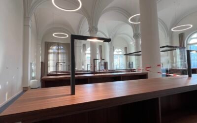 Regal-Beleuchtung in der BSB München